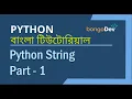 17 Python String Part 1 Working With Textual Data The Ultimate Python Bangla Crash Course