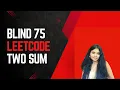 LeetCode Two Sum Blind 75 Java Solution Optimal Approach