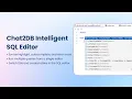 Chat2DB Intelligent SQL Editor Tutorial