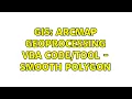 GIS ArcMap Geoprocessing VBA - smooth polygon