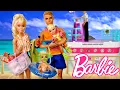 Lagu Barbie \u0026 Ken Doll Family Summer Vacation Airport Routine
