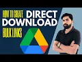 Download Lagu How to Create Direct Download Link in Google Drive