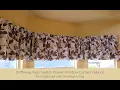 In Hand Review of DriftAway Ryan Sketch Floral Valance Curtain