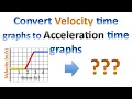 Converting a Velocity time graph to an Acceleration time graph