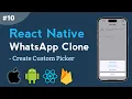 Create Custom Picker in React Native