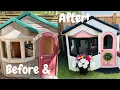 DIY Playhouse Makeover 2020 Step 2 Playhouse Frump to Glam