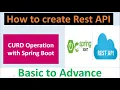 Rest API CRUD operation with basic