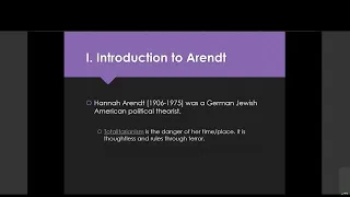 27 Arendt intro