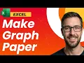 How To Make Graph Paper In Excel How To Make Grid Paper In Microsoft Excel 2026 Guide