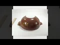 Pyrex Brown Early America Cinderella Bowl Vintage Brown Gold Print Pyrex Mixing Bowl