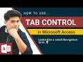 How to use TAB CONTROL in Ms Access