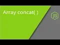 JavaScript Array concat method