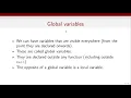 Lecture 6 - Overloaded functions recursive functions global and local variables in C