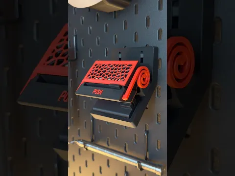 3D printed toothpick dispenser with magnetic holder #shorts