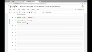 Python 2 VS Python 3 - Print Statement in Python 2 vs Python 3