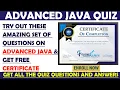 ISO Certified Advance Java Quiz Certification Advanced Java Quiz Questions and Answers