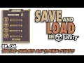 Save and Load in Unity Ep 04 Saving Stats Scene Data