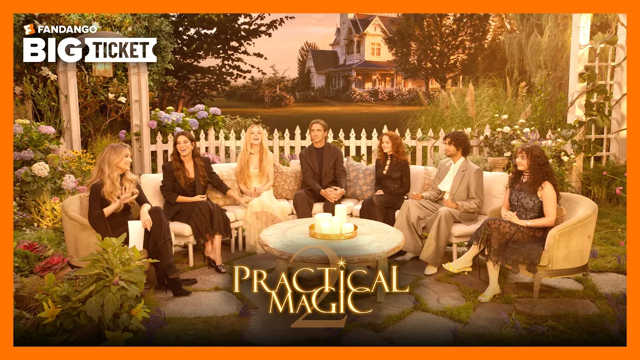 "We Know How to Party Together" Sandra Bullock, Nicole Kidman & Cast on Filming 'Practical Magic 2': video thumbnail