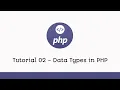 Data Types in PHP