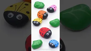 Ladybug Painted Rocks