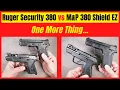 Ruger Security 380 Light Rack vs M P Shield 380 EZ Field Strip