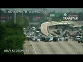 Traffic cameras show deputies take person into custody on North Freeway after apparent chase