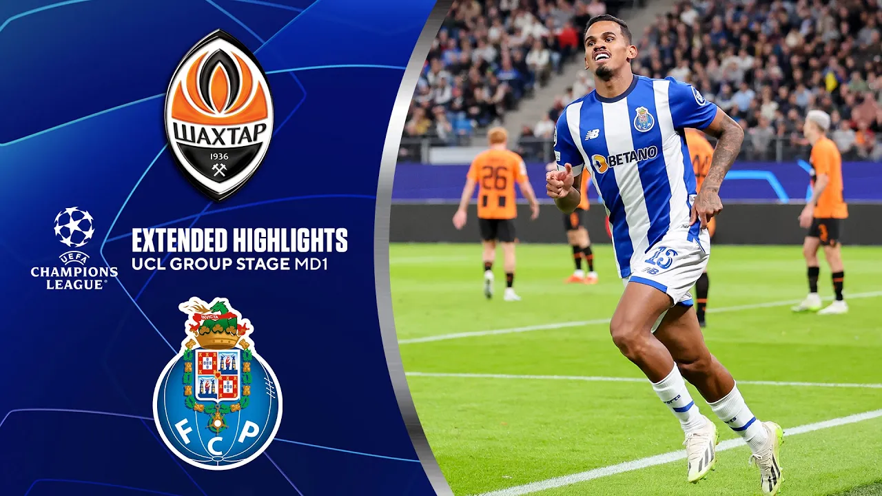 Shakhtar Donetsk vs. Porto: Extended Highlights | UCL Group Stage MD 1 | CBS Sports Golazo