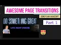 Single Page Applications SPA using vanilla Javascript part 1 - no framework