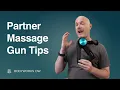How to Use a Massage Gun on Your Partner At-Home Recovery