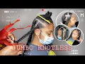 JUMBO KNOTLESS BRAIDS TUTORIAL