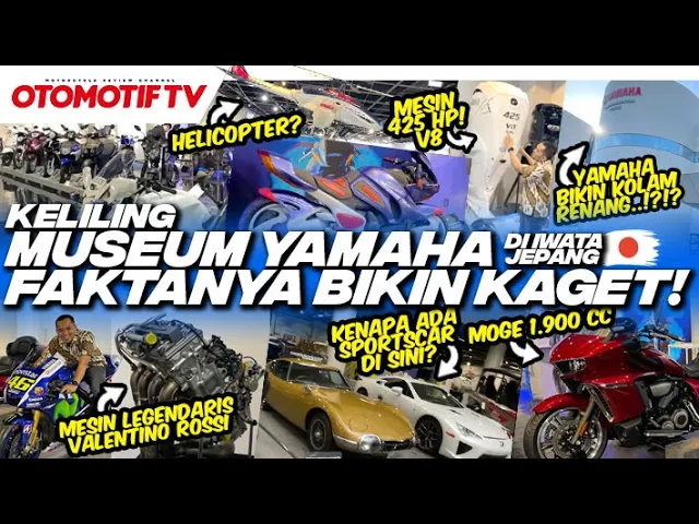 GREBEK MUSEUM YAMAHA di JEPANG, FAKTANYA BIKIN KAGET..!!! YAMAHA COMMUNICATION PLAZA l Otomotif TV