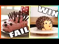 Turning a Cake Fail into a Win Hedgehog