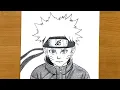 Download Lagu How to draw Naruto Uzumaki Easy | Naruto Drawing Step by Step | Anime Pencil Art Tutorial