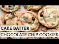 Cake Batter Chocolate Chip Cookies Sally s Baking