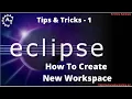 1 How to Create a Workspace in Eclipse Java Workspace Eclipse Workspace New Workspace