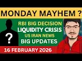 Lagu Nifty \u0026 Bank nifty prediction for tomorrow for monday | RBI BIG DECISION ON LIQUIDITY