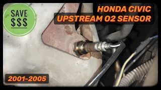Honda Civic How To Replace Upstream o2 Sensor 2001 - 2005