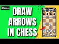 How To Draw Arrows On Chess com Mobile EASY