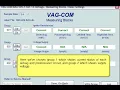Testing SRS Airbag with VCDS Software via VAGCOM Cable