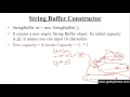 273 StringBuffer Constructor empty object in Java Programming Hindi
