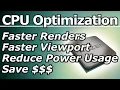 CPU Optimization for Content Creators and Artists Creating Power Plans and Utilizing QuickCPU