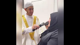 دخول إمرأه في الاسلام علي يد الشيخ احمد الشامي في دولة إيطاليا في شهر رمضان ليلة 27 