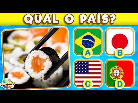 Download MP3 Adivinhe os PAÍSES pelas COMIDAS 🍕 Adivinhe as Comidas mais Populares do Mundo🍣