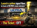 Launch a yellow signal flare in front of ULTRA s main entrance - The Ticket