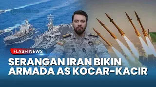 MENANG TELAK! Serangan Gabungan Iran Paksa Dua Kapal Perang Amerika Mundur Seketika dari Perairan!