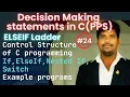 Else If Ladder in C Language If-Else vs Else If C Programming Tutorial with Examples PPS