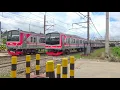 PERLINTASAN KERETA KRL TENJO RESMI DITUTUP !! HUNTING KRL COMMUTER LINE DI PETAK STASIUN TENJO