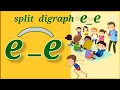 e - e split digraph e