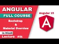 How to install bootstrap in angular how to install angular material angular tutorial angular
