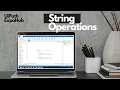 UiPath Tutorial Uipath String Operations